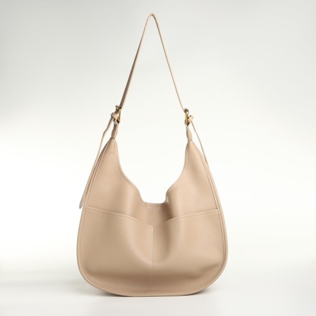 Women's bag on magnet Textura, average size, beige color-1