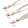 Vertical spin "Yaman" a bullet with a tee, size 40 mm, 5 g, nickel color