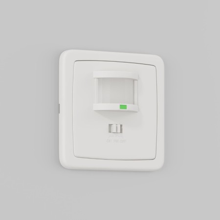 Infrared motion sensor Technical SI-02, 800W, 8x3x8 cm, white color-4