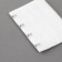 Backfill clip for a bra, 3 rows 4 hooks, 5 × 7.5 cm, 3 pcs, white/beige color/black