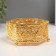 Summary Metal for 1 candle "hexagon. Fluffy leaves" gold d = 5.5 cm 10.7x12x5.6 cm 104953
