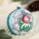 Ball "Winter branch" d- 9.5 cm, mix