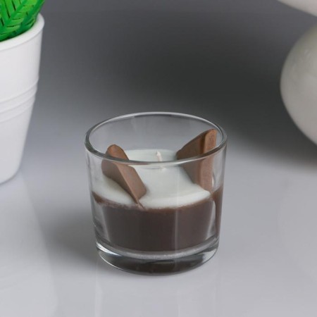 Aromatic candle in a glass "Chocolate Suffle", 60 g-1
