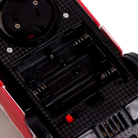 Retro bus robot, light and sound effects, transformed-7