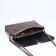 Bag-clate on magnet, long belt, bronze color
