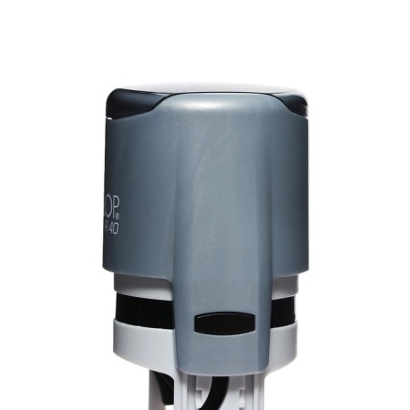 Equipment for round printing automatic Colop Printer R40, diameter 41.5 mm, with a lid, a silver case-4