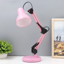 EXCHOUNCE Table lamp E27 40W pink 14.5x14.5x53 cm Risalux