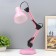 EXCHOUNCE Table lamp E27 40W pink 14.5x14.5x53 cm Risalux