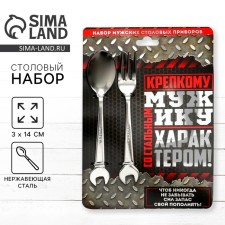 Set of spoon - a wrench and fork - the wrench 