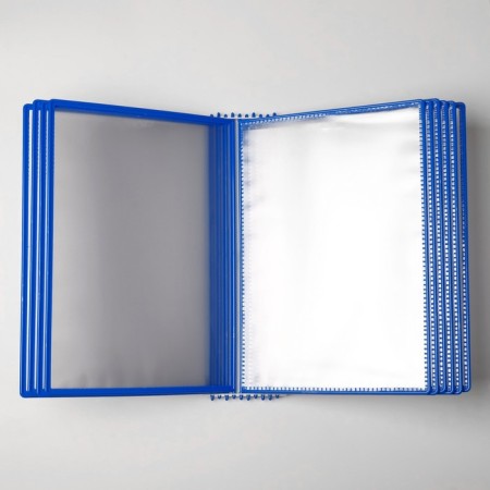 Wall cross -cutting system, 10 frames with a tread, Dataframe, blue color-5