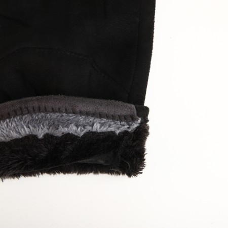 Gloves male, dimensionless, with insulation, black color-3