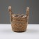 Kashpo wicker "Kenya" cylinder with handles, 15.5x15.5x13.5 cm, natural