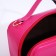 Bag Cross-Bodi with a zipper, pink color