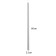 Suspension lamp "Alamamo" LED 5W 4000k white 2.5x2.5x60-160cm