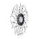 Watch walls, series: openwork, "thesis", smooth move, D-60 cm, dial 22 cm