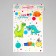Decoration for the cake "Happy Birthday. Dinosaurs "