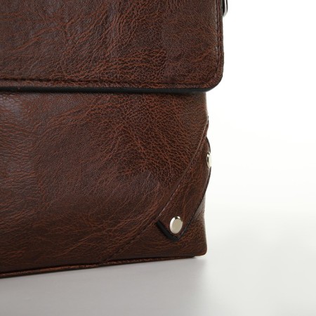 Male bag, brown color-2