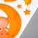 Sticker Plastic Interior color "Sleeping animals on the clouds" 40x60 cm