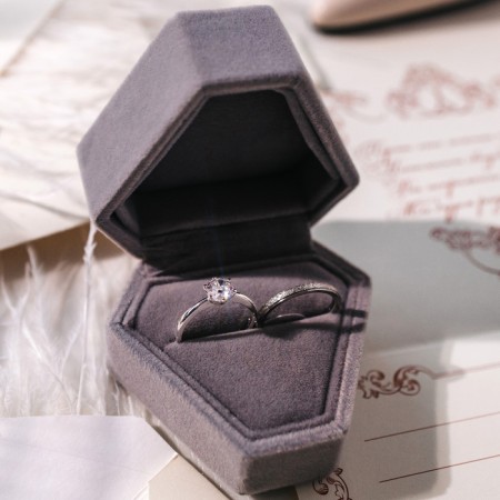 Ring "Classics", silver color, 17 size-1