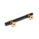 CAPPIO RSC003 RECOLILING, M/O 96 mm, D = 12 mm, black color with gold, 4 pcs.