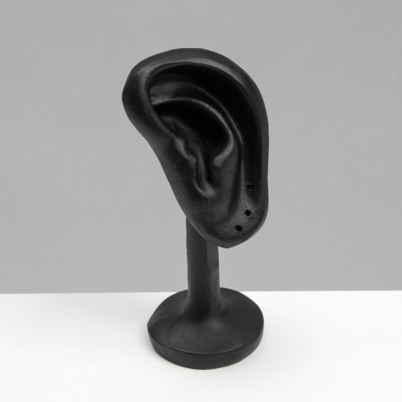 The earrings stand "Ear" 4.2 × 3 × 11, 3 holes, black color