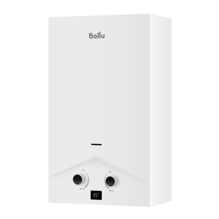 Gas column Ballu Gwh 10 Warmix, 20 kW, wall, white