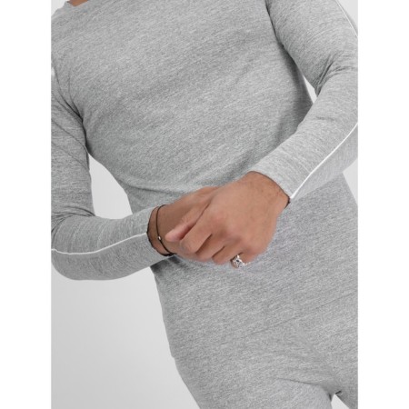 Thermal underwear is male, size 52-54, the color is light gray-15