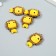 Decor for creativity plastic "Brave lion with a loop" 0.8x2.3x3 cm