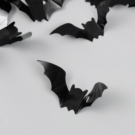 Sticker PVC "bats" 16 pcs 16.5x5.5, 12.5x4, 10.5x3.5, 7x2.5 cm-1