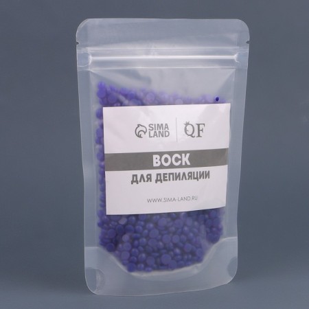 Wax for depilation, film, in granules, 100 g, indigo color-5