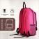 Youth backpack on a zipper, 3 pockets, pink color