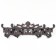 Hooks decorative cast iron "Heraldic lily with leaves" 13.6x12.8x38 cm