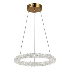 Люстра подвесная St Luce. SL6110.203.01. Avana. 1х25 Вт, LED, 3000-6500K, 1875 Lm, 40х40х20 см, цвет золотистый