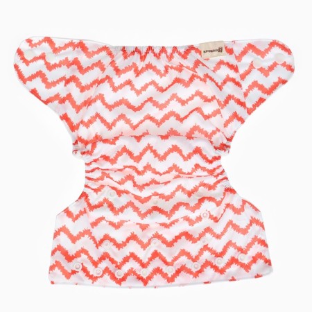 Set of reusable diapers "Zigzag" 3-15 kg, with inserts-7