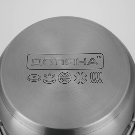 Grette stainless steel pan, 1.6 l, d = 16 cm, with a lid, the capsule, induction-6