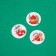Stickers in the roll "Coos", 500 pcs, 2.5 x 2.5 cm