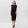 Top female minku: Casual Collection Black color, size 48