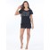 Female suit, size 54, black color
