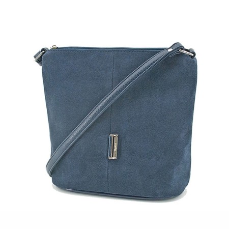 Women's bag (B2636-03141) Artificial leather + suede, blue, 1x210x22 cm