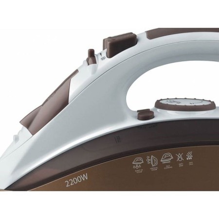 Iron Vitek VT-201 BN, 2200 W, ceramic sole, steam blow, brown-5