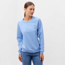 Female sweatshirt, blue color, size 52