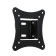 Kronstein Luazon Kron-50, for TV, inclined, 14-26 ", up to 20 kg, black