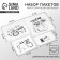 A set of multifunctional packages "Love for food", 4 pcs