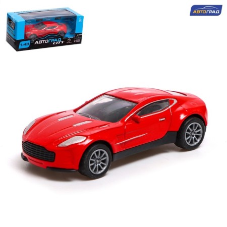 Metal machine "Race", inertia, 1:43, red color