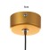 Suspension lamp "Alamamo" LED 5W 4000k gold 2.5x2.5x60-160cm