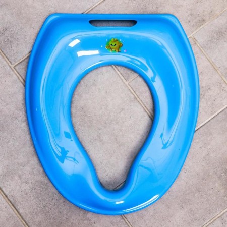 Toilet seat, blue color-3