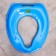 Toilet seat, blue color
