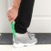 A spoon for the shoes of the shade, with a loop, 30 × 4 cm, 17.4 cm, green color