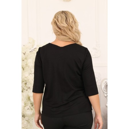 Female jumper, size 48, black color-1