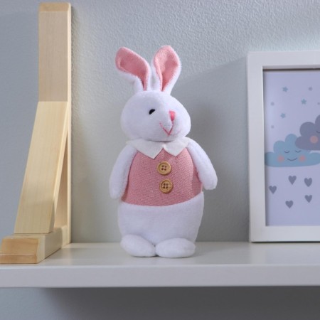 Soft toy "Bunny", with buttons, mix